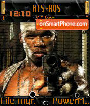 Скриншот темы 50 Cent