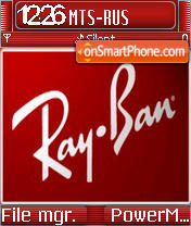 Ray Ban theme screenshot