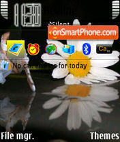 Miss U Flower tema screenshot