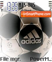 Adidas Ball tema screenshot