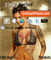 Body Tatoo QVGA tema screenshot