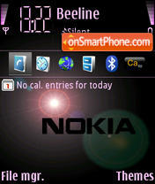 Nokia Theme theme screenshot