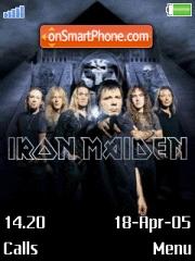 Iron Maiden W880 theme screenshot