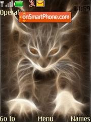 Fire Cat tema screenshot