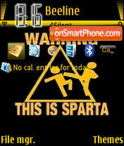 Sparta tema screenshot