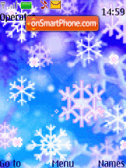 Capture d'écran Animated snow thème