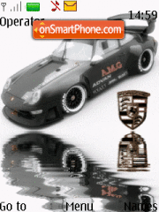 Animated Porsche theme screenshot