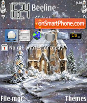Snow Xmas tema screenshot