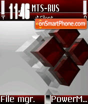 Red Windows tema screenshot