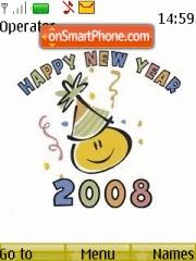 New Year 2008 02 theme screenshot