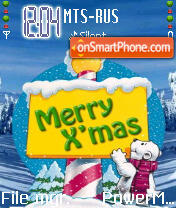 Merry Xmas 01 es el tema de pantalla