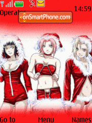 Chritmas Babes theme screenshot