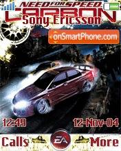 Скриншот темы NFS Carbon