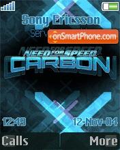 Скриншот темы Need for Speed Carbon