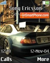 Скриншот темы NFS Most Wanted