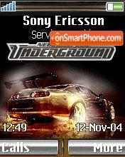 Need for Speed Underground tema screenshot