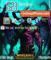 World of Warcraft tema screenshot