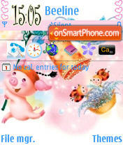 Happy Fly tema screenshot