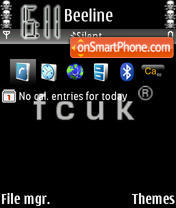 Fcuk Black tema screenshot