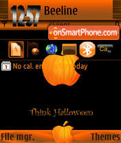 Think Halloween S60v3 es el tema de pantalla