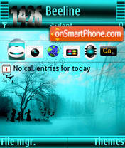 Night Ver3 S60v3 tema screenshot