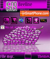 Grapes S60v3 tema screenshot