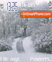 Animated Snow tema screenshot