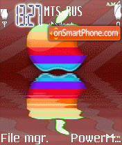 Animated Apple tema screenshot