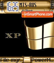 Скриншот темы XP Gold