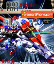 Скриншот темы Gundam Force Shinn