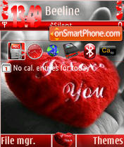 I Love U Ver3 S60v3 es el tema de pantalla