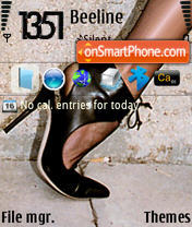 In Her Shoes S60v3 theme screenshot