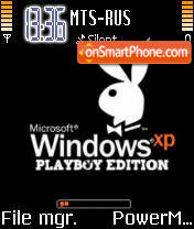 Playboy Animated 02 tema screenshot