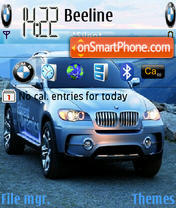 Bmw X6 tema screenshot