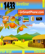 Dream Village Ver1 S60v3 tema screenshot