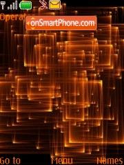 Orange Abstract tema screenshot