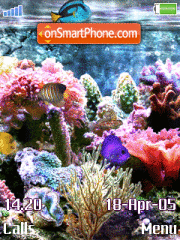 Animated Aquarium theme screenshot