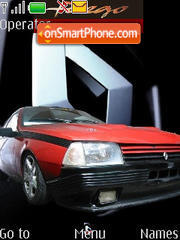 Capture d'écran Renault Fuego thème