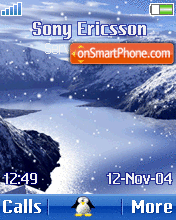 Snow theme screenshot