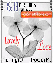 New Love Flower es el tema de pantalla