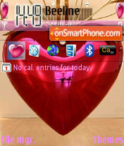 Sweet Heart theme screenshot