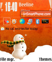 Winter 09 tema screenshot