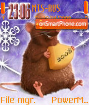 Mouse New Year es el tema de pantalla