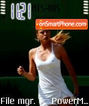 Sharapova 01 theme screenshot