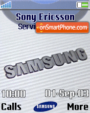Capture d'écran SamsungX thème