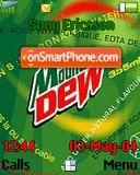 Mountain Dew es el tema de pantalla