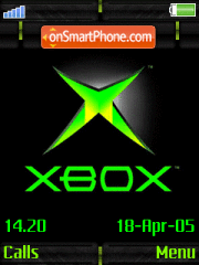 X Box Green tema screenshot