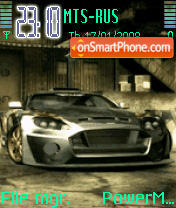 Animated NFS Cars tema screenshot