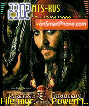 Pirates Of The Caribbean 01 theme screenshot