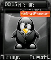 Black Tux tema screenshot